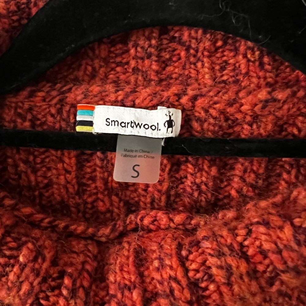 SMARTWOOL Women's Meadow Chunky Sweater Merino Wool Blend Size Small - Picture 3 of 8